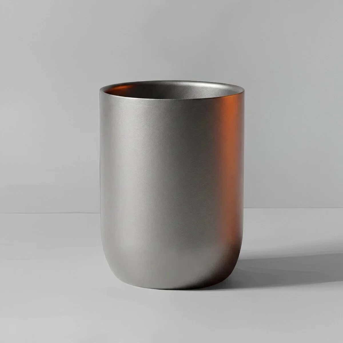Double Wall Solid Titanium Insulated Portable Drinking Cup