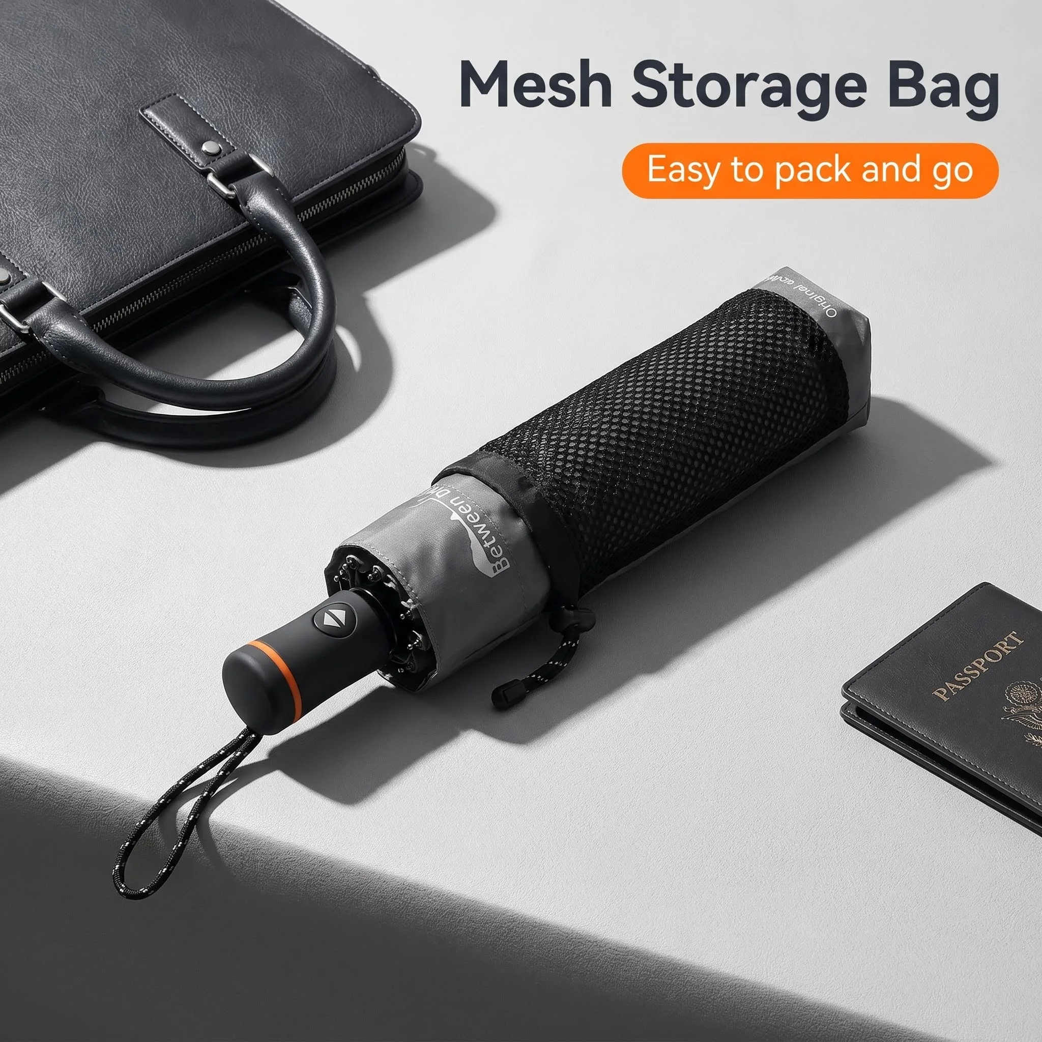 Windproof Minimal Folding Men’s Pocket Umbrella - Image 3
